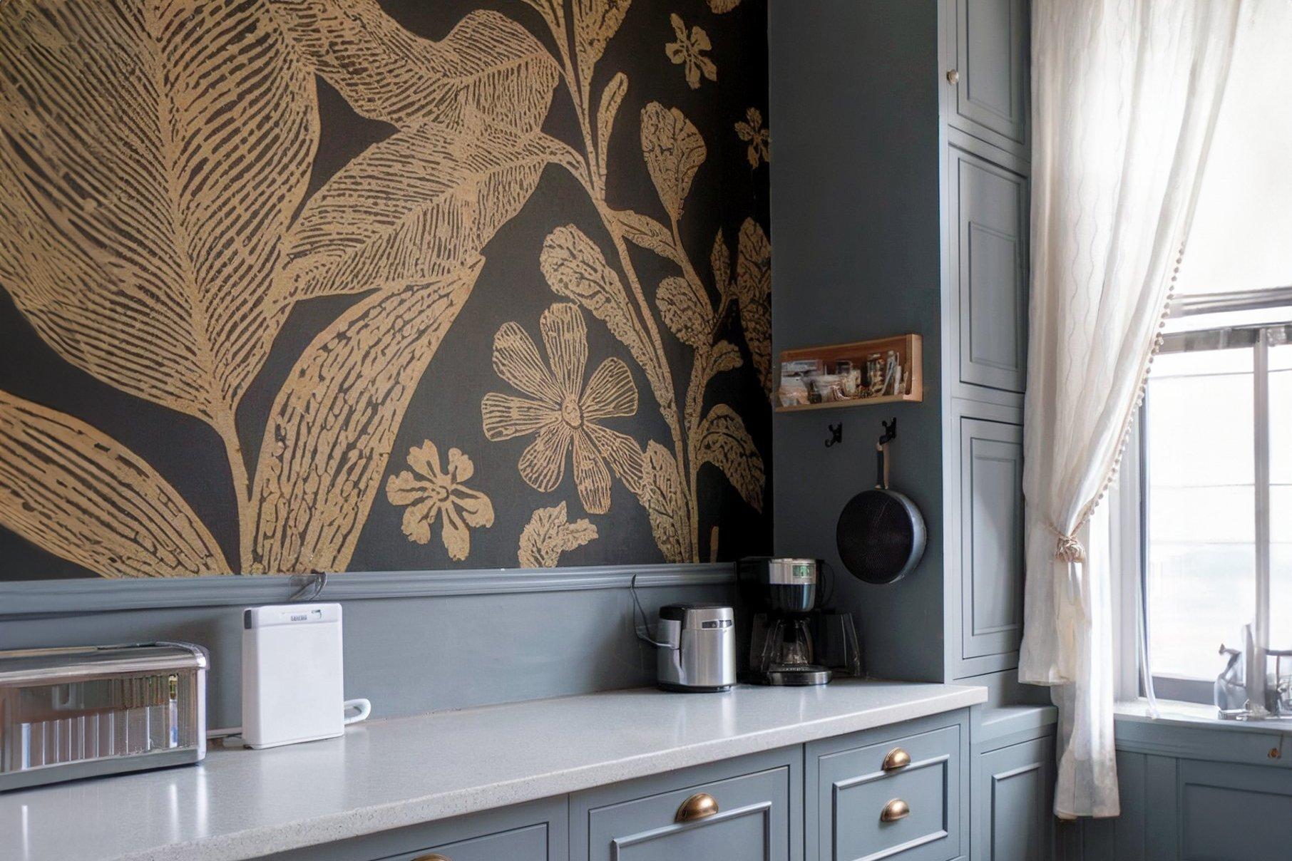 23 Kitchen Wallpaper Ideas to Add Personality and Character to Your Kitchen