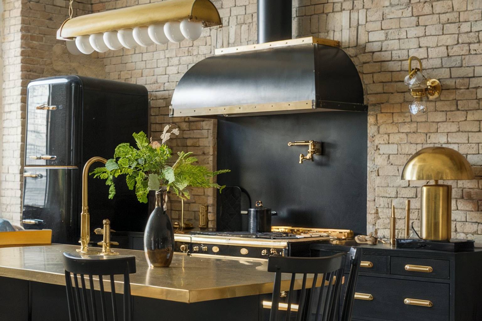 16 Bold Black and Gold Kitchen Ideas for a Sophisticated Look