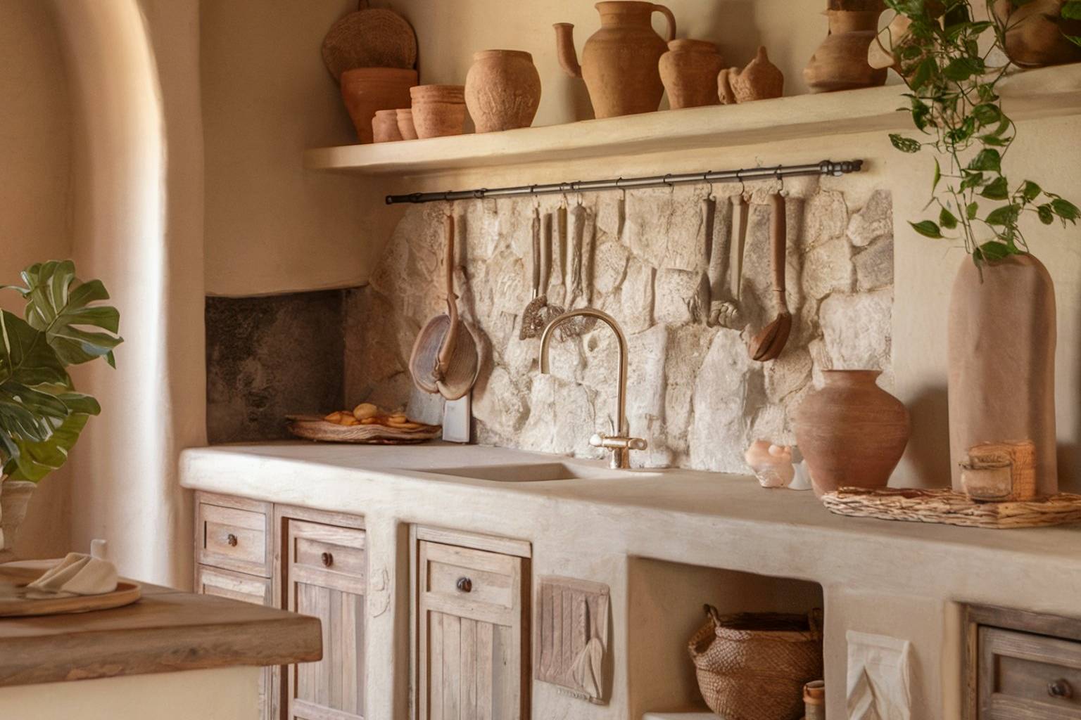 Create a Warm Vibe with These 13 Earthy Kitchen Designs