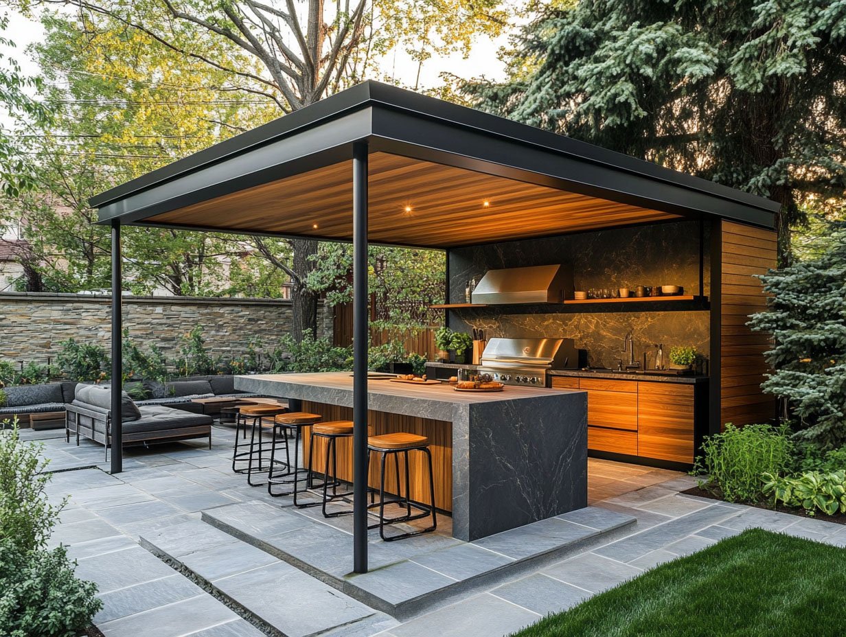 Take It Outside—15 Covered Outdoor Kitchens Perfect for Entertaining